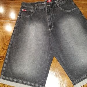 South Pole Faded Black Shorts (Size 36)